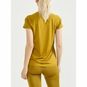 Damen T-Shirt Craft  Essence Slim SS Yellow