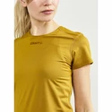 Damen T-Shirt Craft  Essence Slim SS Yellow