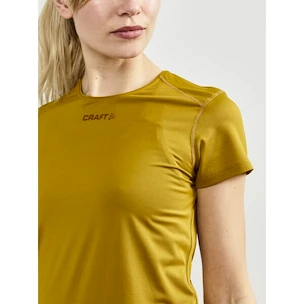 Damen T-Shirt Craft  Essence Slim SS Yellow