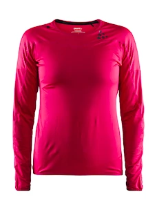 Damen T-Shirt Craft  Shade LS tmavě růžová