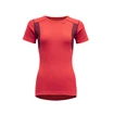 Damen T-Shirt Devold  Hiking T-Shirt Poppy/Beetroot