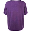 Damen T-Shirt Endurance Q Flora SS Melange Tee Purple