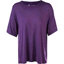 Damen T-Shirt Endurance Q Flora SS Melange Tee Purple