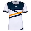 Damen T-Shirt Head  Performance White/Dark Blue/Orange