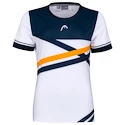 Damen T-Shirt Head  Performance White/Dark Blue/Orange