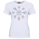 Damen T-Shirt Head  Vision Racquet White