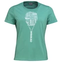 Damen T-Shirt Head  Vision Typo T-Shirt Woman