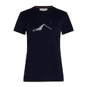 Damen T-Shirt Icebreaker Merino 150 Tech Lite SS T South Const Midnight Navy M