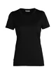 Damen T-Shirt Icebreaker  Tech Lite II SS Tee Black