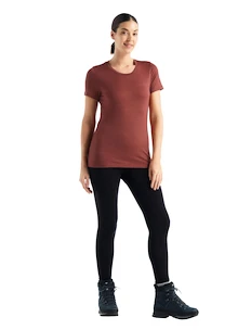 Damen T-Shirt Icebreaker  Tech Lite II SS Tee Grape
