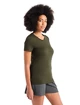 Damen T-Shirt Icebreaker  Tech Lite II SS Tee Loden