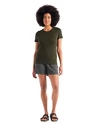 Damen T-Shirt Icebreaker  Tech Lite II SS Tee Loden