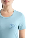 Damen T-Shirt Icebreaker  Tech Lite II SS Tee Mountain Lake Haze