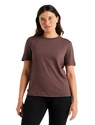 Damen T-Shirt Icebreaker  W Central SS Tee MINK