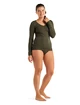Damen T-Shirt Icebreaker  W Siren LS Sweetheart LODEN