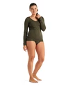 Damen T-Shirt Icebreaker  W Siren LS Sweetheart LODEN