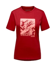 Damen T-Shirt Mammut Core T-Shirt Blood Red