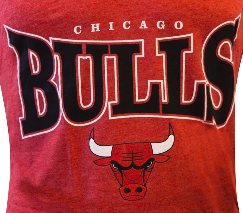 Damen T Shirt Mitchell Ness Home Stretch V Neck NBA Chicago