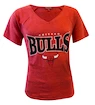 Damen T-Shirt Mitchell & Ness Home Stretch V-Neck NBA Chicago Bulls