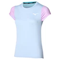 Damen T-Shirt Mizuno  Charge Printed Tee  Halogen Blue