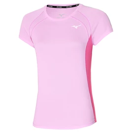 Damen T-Shirt Mizuno DryAeroFlow Tee Pink Lavender