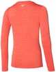 Damen T-Shirt Mizuno  Impulse Core LS Tee Living Coral