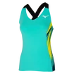 Damen T-Shirt Mizuno  Printed Tank Turquoise