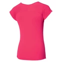 Damen T-Shirt Mizuno  Tee Rose Red