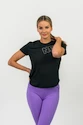 Damen T-Shirt Nebbia  FIT Activewear Functional T-shirt with Short Sleeves black XS