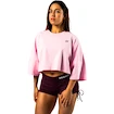 Damen T-Shirt Nebbia STRONG BEAUTY Oversized Cropped Tee JUST FLOW 431 pink M/L