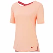 Damen T-Shirt Nike Dry SS Top Elastika hellorange