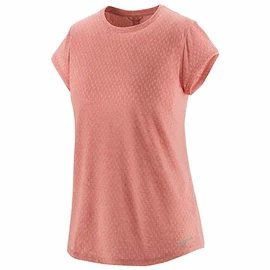 Damen T-Shirt Patagonia Ridge Flow Shirt Sunfade Pink