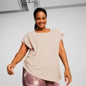 Damen T-Shirt Puma  Studio Foundation Tee Rose Quartz