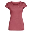 Damen T-Shirt Salewa  Puez melange dry Mauvemood