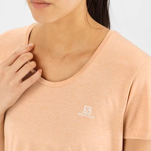 Damen T-Shirt Salomon  Agile SS Tee Sirocco