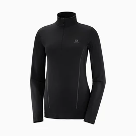 Damen T-Shirt Salomon Comet Seamless HZ Black/Ebony