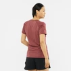 Damen T-Shirt Salomon  Cross Run Graphic Tee Cabernet