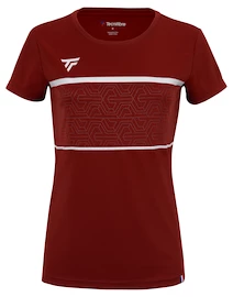 Damen T-Shirt Tecnifibre Club Tech Tee Cardinal