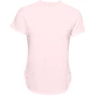 Damen T-Shirt Under Armour HeatGear  Sport Hi-Lo SS Pink