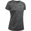 Damen T-Shirt Under Armour  Tech SSC - Twist-BLK
