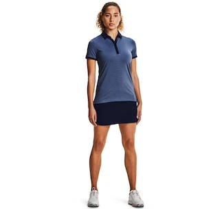 Damen T-Shirt Under Armour  Zinger SS Novelty Polo Mineral Blue XS
