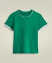Damen T-Shirt Wilson  W Team Seamless Tee Courtside Green