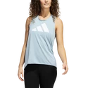 Damen Tank-Top adidas  3-Stripes Logo Magic Grey