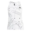 Damen Tank-Top adidas  Club Graphic Tank White S