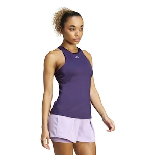 Damen Tank-Top adidas  Tennis Climacool Y-Tank Top Aurora Plum