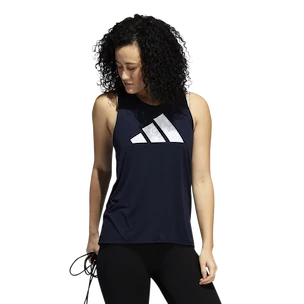 Damen Tank-Top adidas  WTR 3-Bar Logo Tank Legend Ink