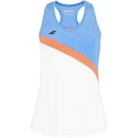 Damen Tank-Top Babolat  Play Tank Top Women White/Blue S