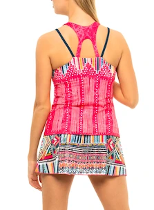 Damen Tank-Top Lucky in Love  Pretty In Ink Bralette Tank Shocking Pink S