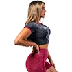 Damen Tank-Top Nebbia NEBBIA x OLYMPIA Washed Crop Top GOLDEN AGE 782 black