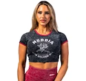 Damen Tank-Top Nebbia NEBBIA x OLYMPIA Washed Crop Top GOLDEN AGE 782 black
